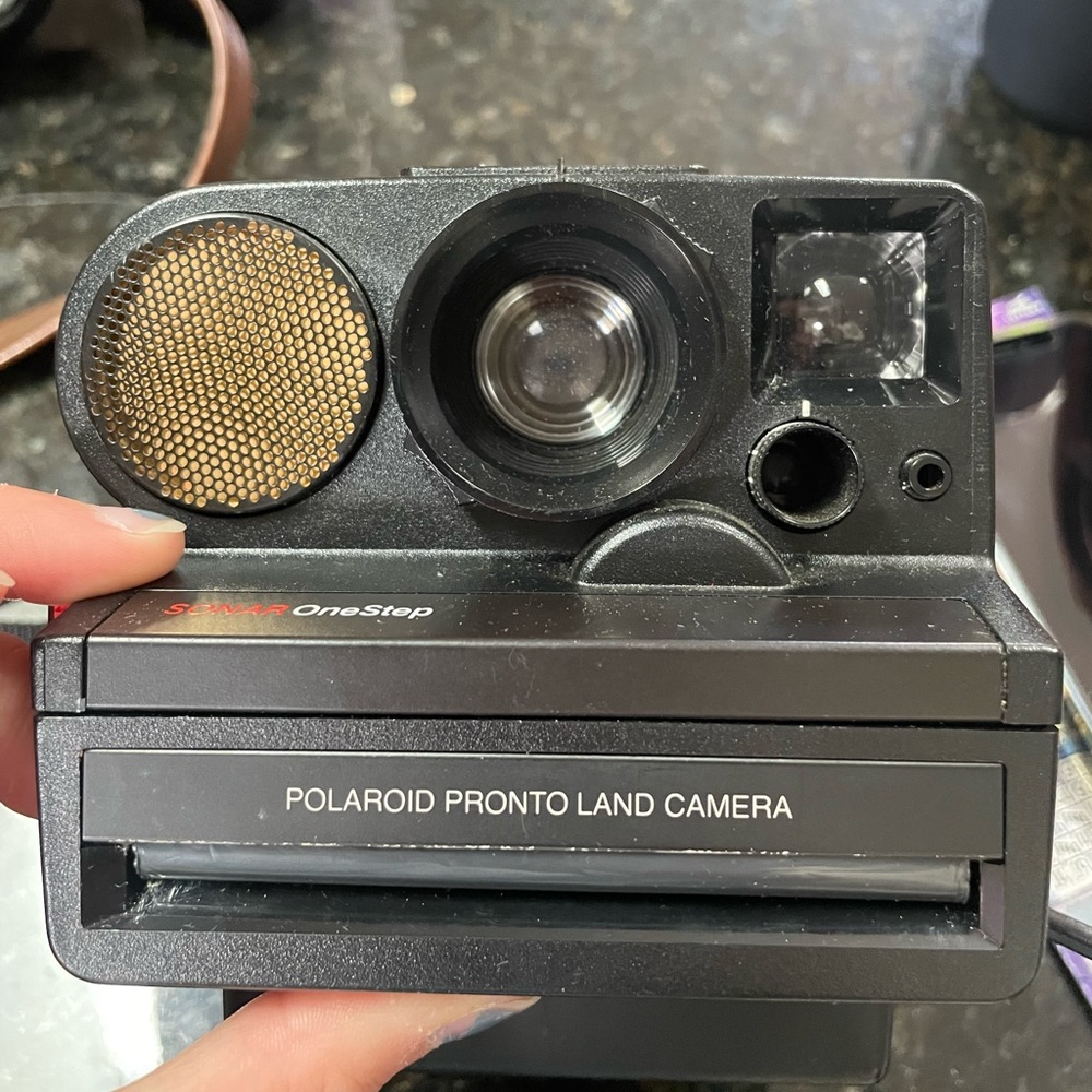 Vintage authentic Polaroid camera